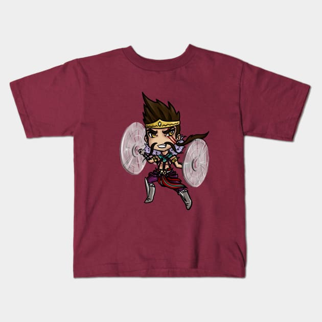 Chibi Draven Kids T-Shirt by uyuni